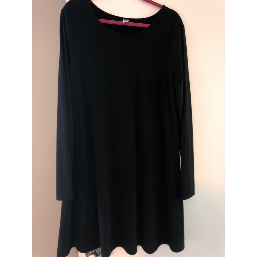 Old Navy Black Long Sleeve Dress